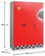 Šatní skříň Fittipaldi - rozměry