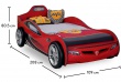 Dětská postel auto SUPER 90x190cm - rozměry