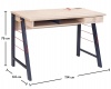 Malý studentský stůl Lincoln - rozměry