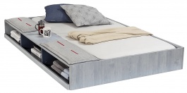 Zásuvka 90x190cm s úložným prostorem k posteli Lincoln - dub modrý