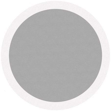 Kusový koberec 133x133cm Hippo - šedá/bílá