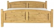 Manželská postel 160x200 dřevěná selská ACC 05 - K01