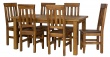 Dřevěný selský stůl 80x120 MES 13 B - K02