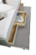 Dětská postel 90x200cm s přistýlkou a úložným prostorem Zani - detail