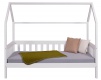 Domečková postel II 90x200cm Sully - bílá