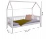 Domečková postel II 90x200cm Sully - rozměry