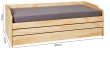 Rozkládací postel 90x200cm Tulip - rozměry
