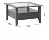 Konferenční stolek I Goult - rozměry