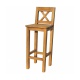 Barová židle z masivu Sil 23