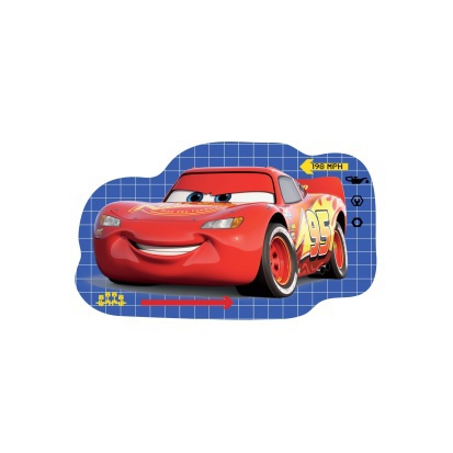 Tvarovaný polštářek Cars - lightning McQueen