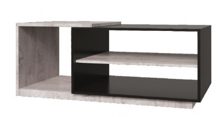 Konferenční stolek Vulcano - dub / černá