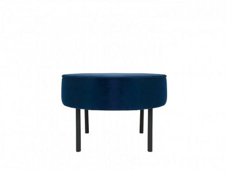 Čalouněný taburet/stolek Lafu H - modrý