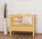 Dřevěná lavice s úložným prostorem HONEY - odstín P050