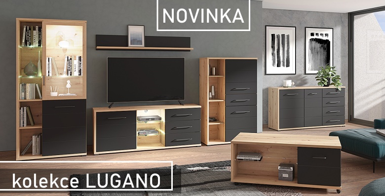 NOVINKA - kolekce do obývacího pokoje LUGANO